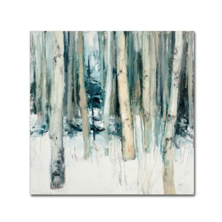 Julia Purinton 'Winter Woods II' Canvas Art,14x14